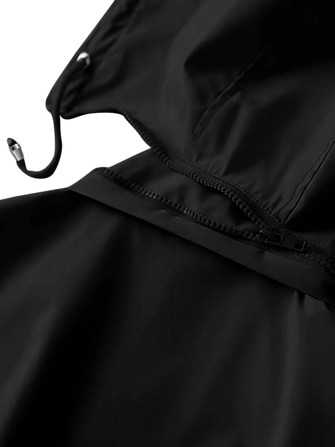 Joyce™ | Women's Hooded Drawstring Rain Jacket in Plus Sizes