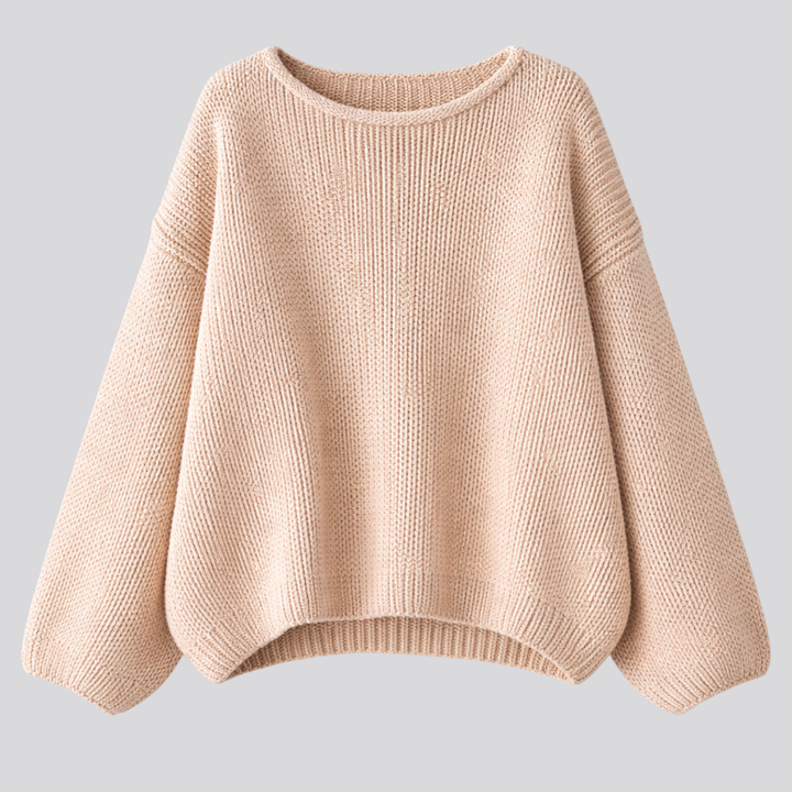 Juniper™ | Sculpted Oversized Merino Wool Knit Sweater