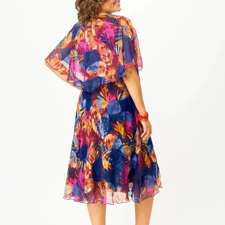 Barbara™ | Comfortable Plus Size Chiffon Dress