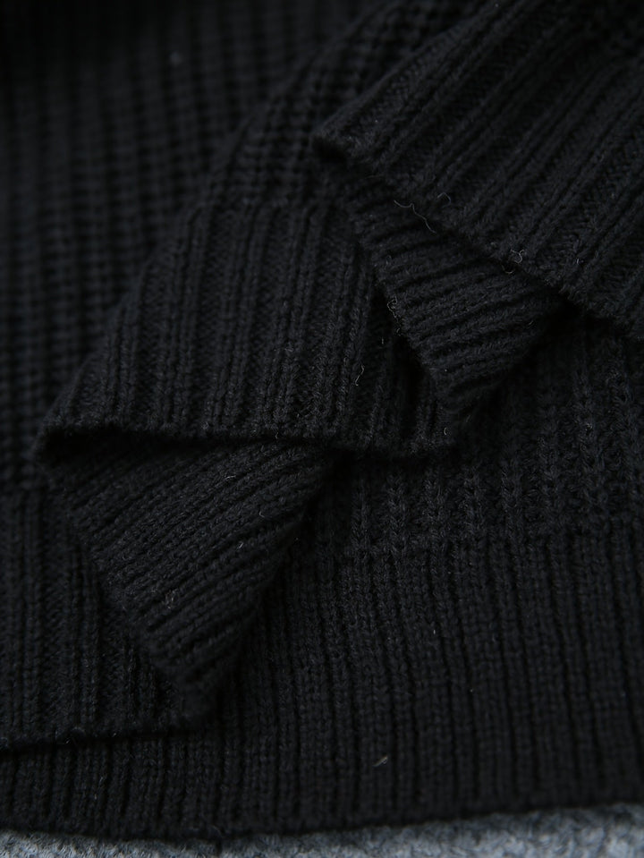 Evangeline™ | Women's Half-Turtleneck Plus Size Sweater Dress