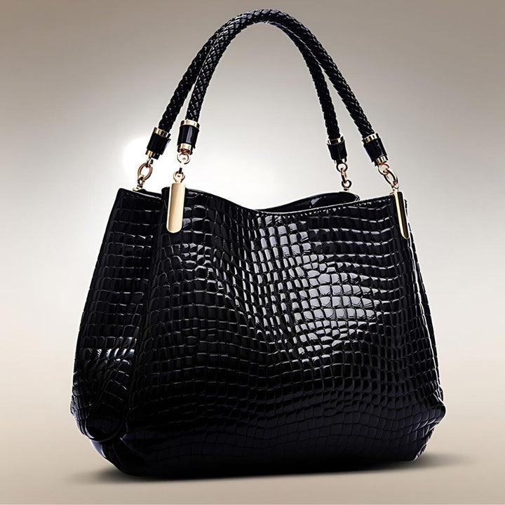 Milano™ | Croc-Effect Shoulder Bag