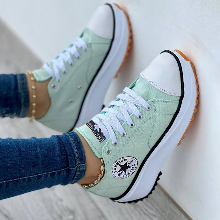 Quitterie™ | Women's High-Top Platform Sneakers with Chunky Lug Sole