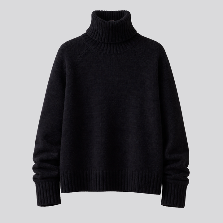 Morwenna™ | Pure Wool Turtleneck Sweater with Slim Fit