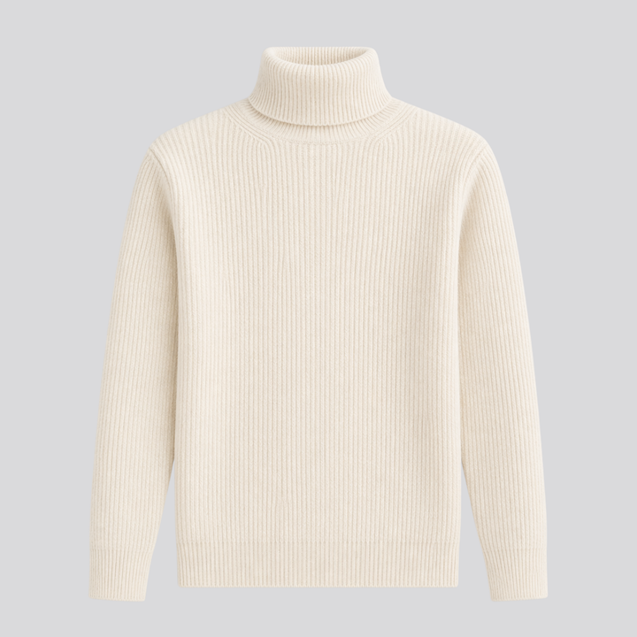 Bronwen™ | Oversized Merino Wool Turtleneck Sweater