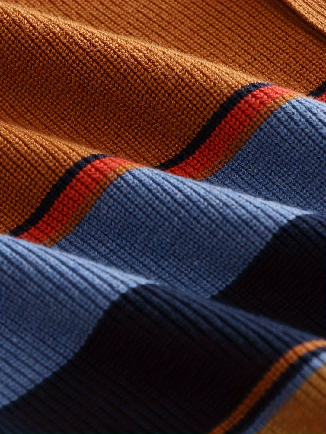 Rensley™ | Men's Striped Shawl Collar Button Front Cardigan