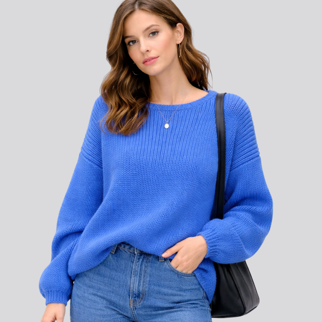 Juniper™ | Sculpted Oversized Merino Wool Knit Sweater
