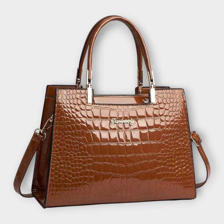 Verdelle™ | Croc-Effect Structured Tote