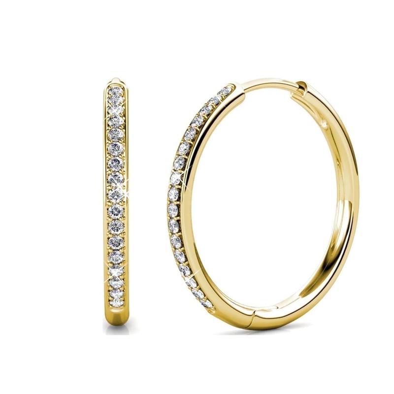 Sorel Pavé Earrings | Gold