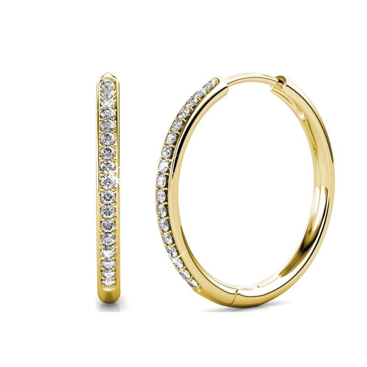 Sorel Pavé Earrings | Gold