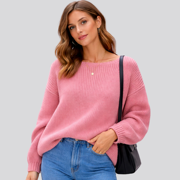 Juniper™ | Sculpted Oversized Merino Wool Knit Sweater