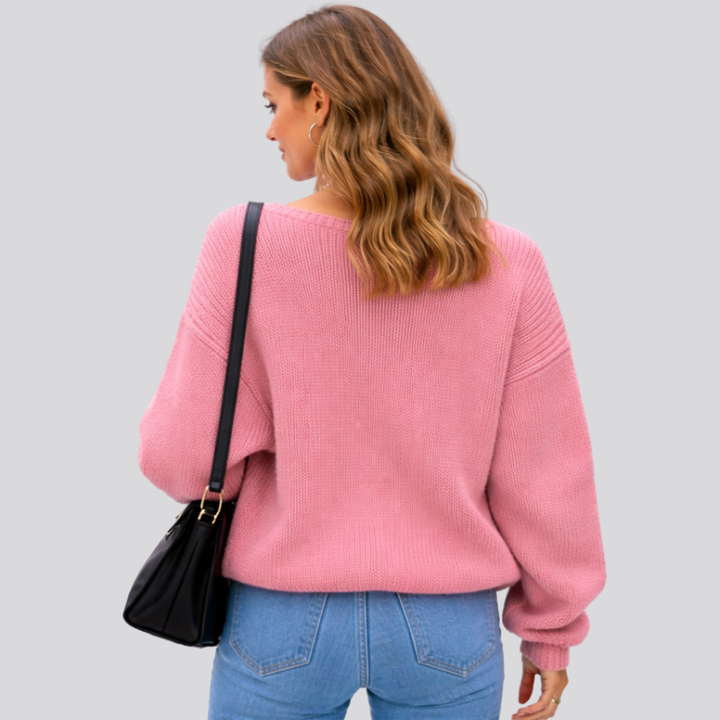 Juniper™ | Sculpted Oversized Merino Wool Knit Sweater