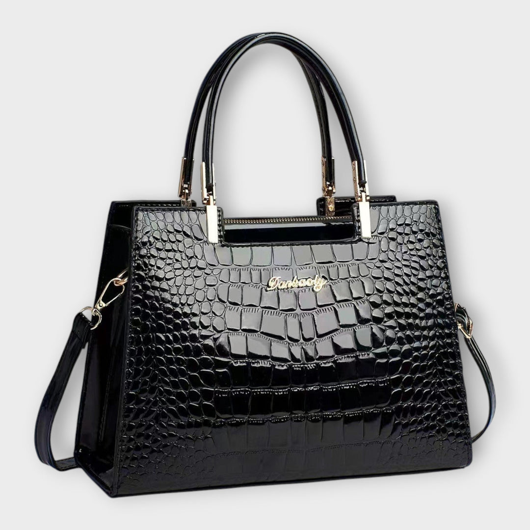Verdelle™ | Croc-Effect Structured Tote