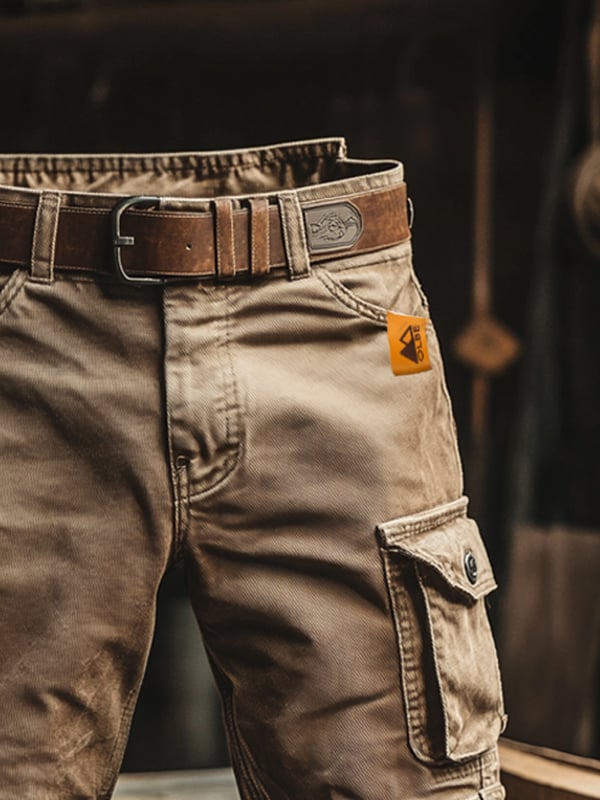 Cane™ | Retro Cargo Shorts with Multiple Pockets