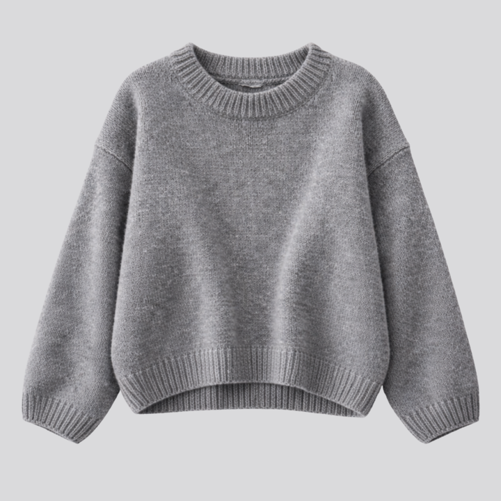 Anwen™ | Oversized Merino Wool Sweater with Dropped Shoulders