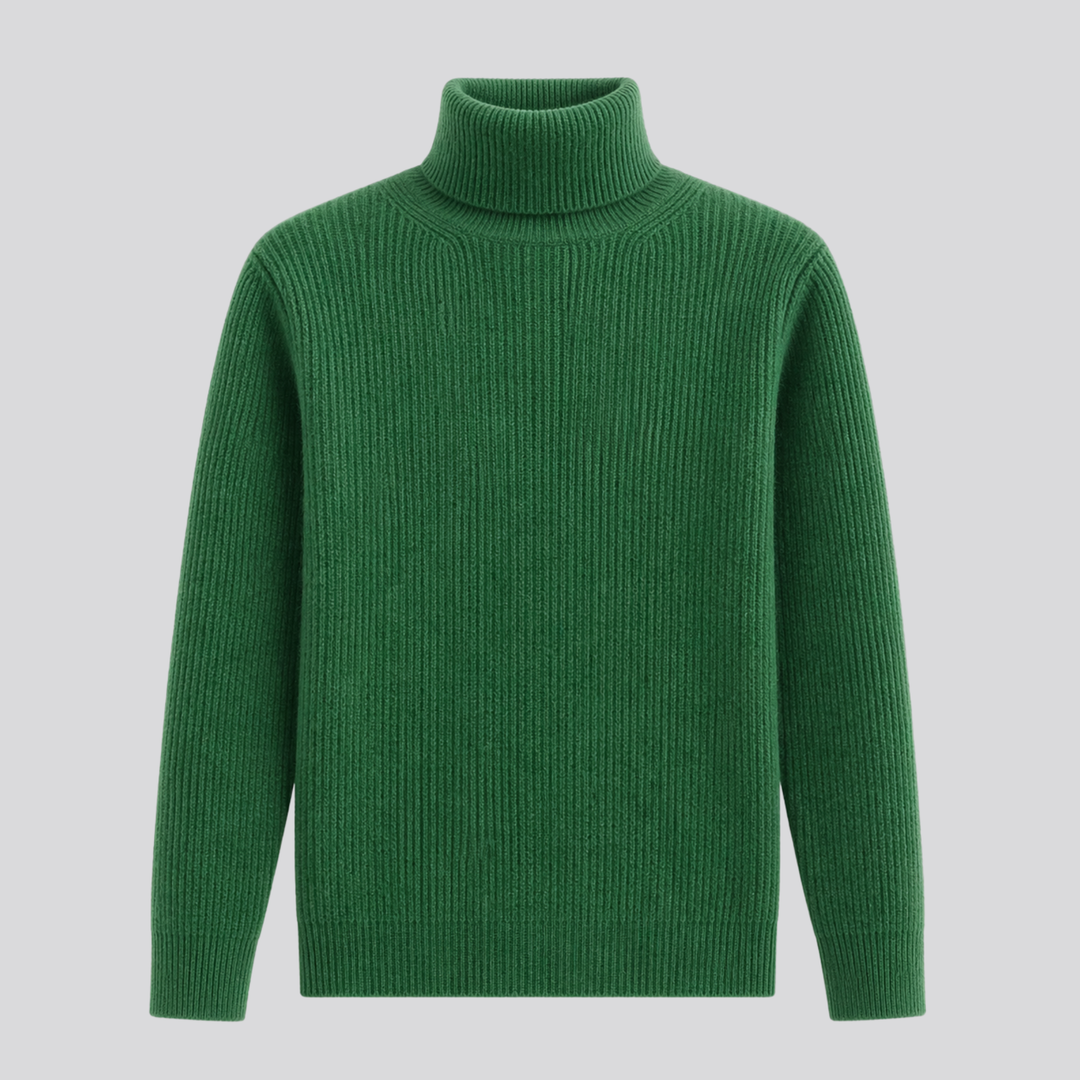 Bronwen™ | Oversized Merino Wool Turtleneck Sweater