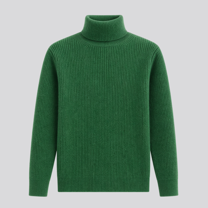 Bronwen™ | Oversized Merino Wool Turtleneck Sweater