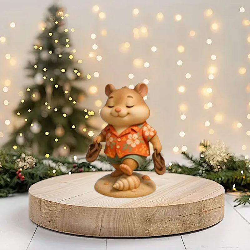 Hamster Advent Calendar with 24 Hamster Figurines