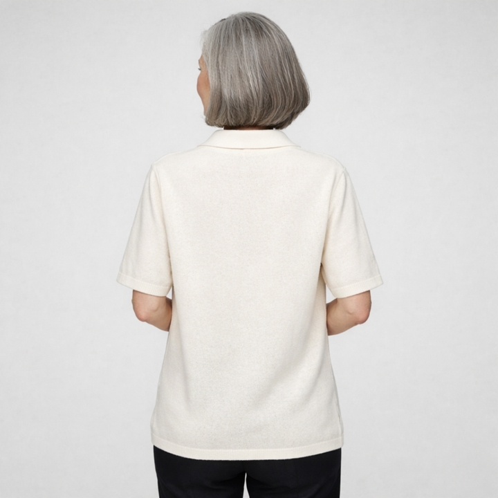 Florentine™ | Knit Polo Shirt with Button Placket and Collar