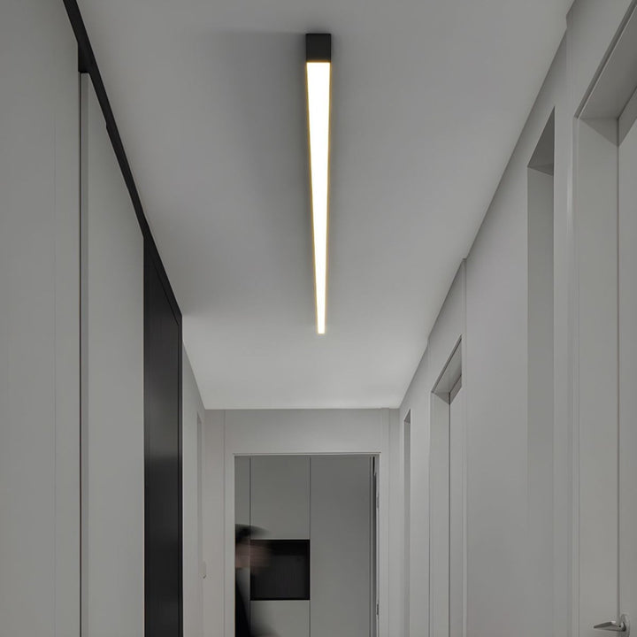 Minimalist Linear Metal Ceiling Light — view 4