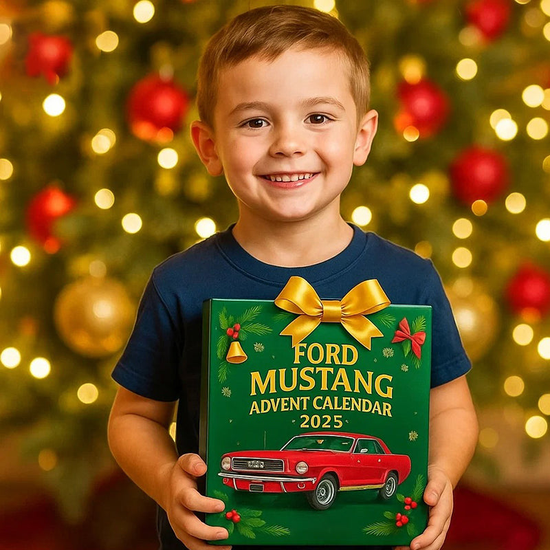 Classic Muscle Car Advent Calendar with 24 Mini Cars