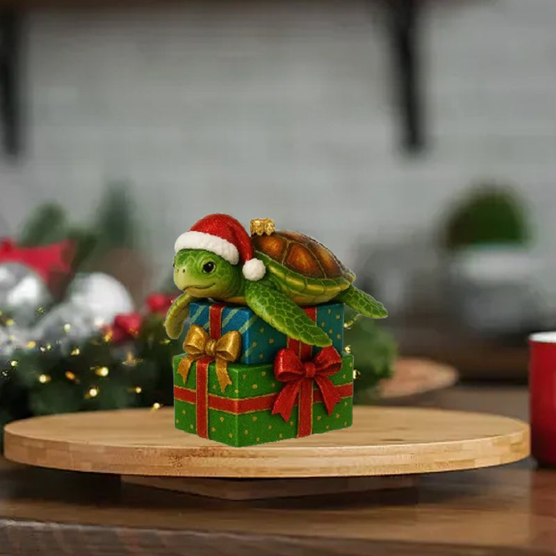 Sea Turtle Advent Calendar with 24 Turtle Ornaments