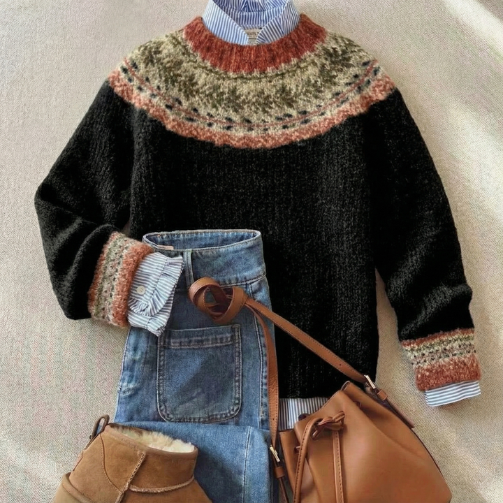 Eleanora™ | Nordic Knit Sweater