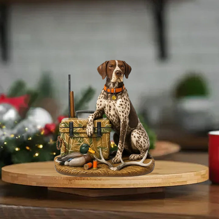 Hunting Dog Advent Calendar with 24 Dog Figurines