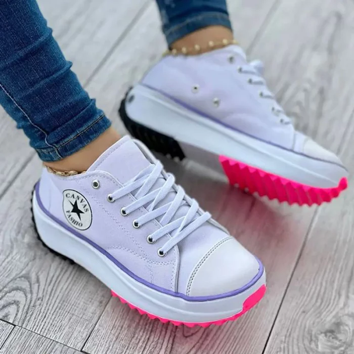 Quitterie™ | Women's High-Top Platform Sneakers with Chunky Lug Sole