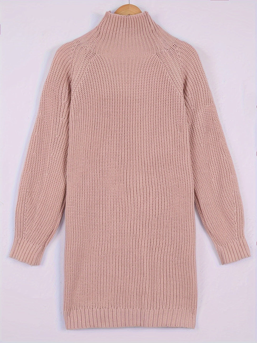 Evangeline™ | Women's Half-Turtleneck Plus Size Sweater Dress
