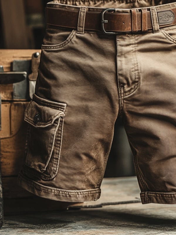Cane™ | Retro Cargo Shorts with Multiple Pockets