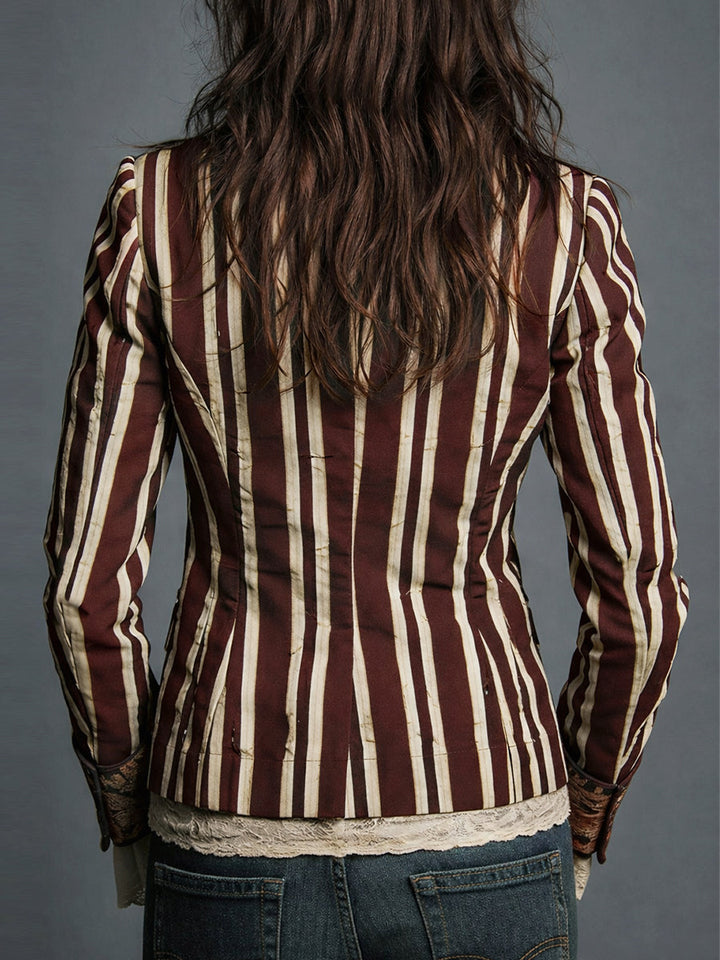 The Juniper™ | Bohemian Striped Blazer