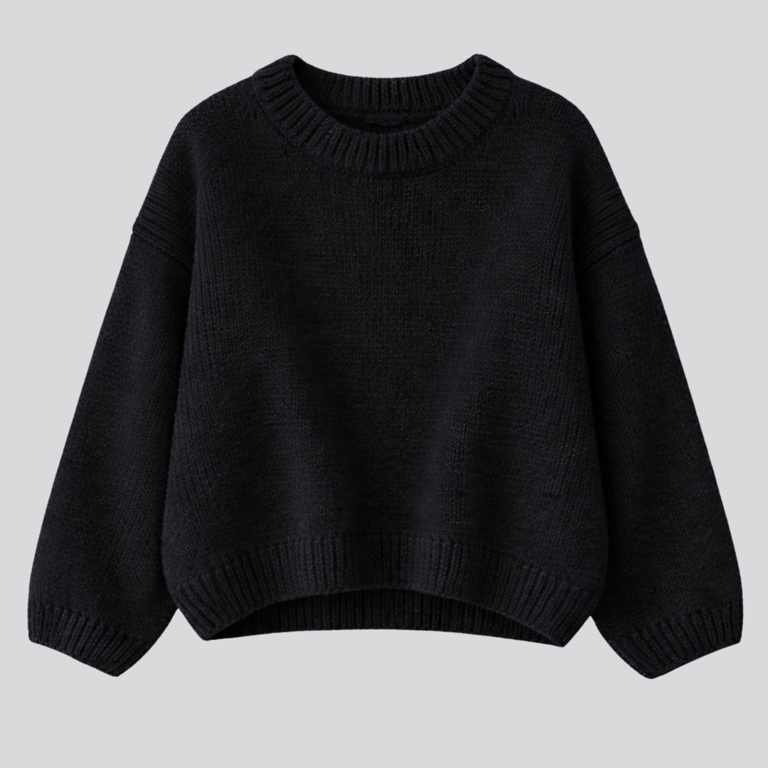 Anwen™ | Oversized Merino Wool Sweater with Dropped Shoulders