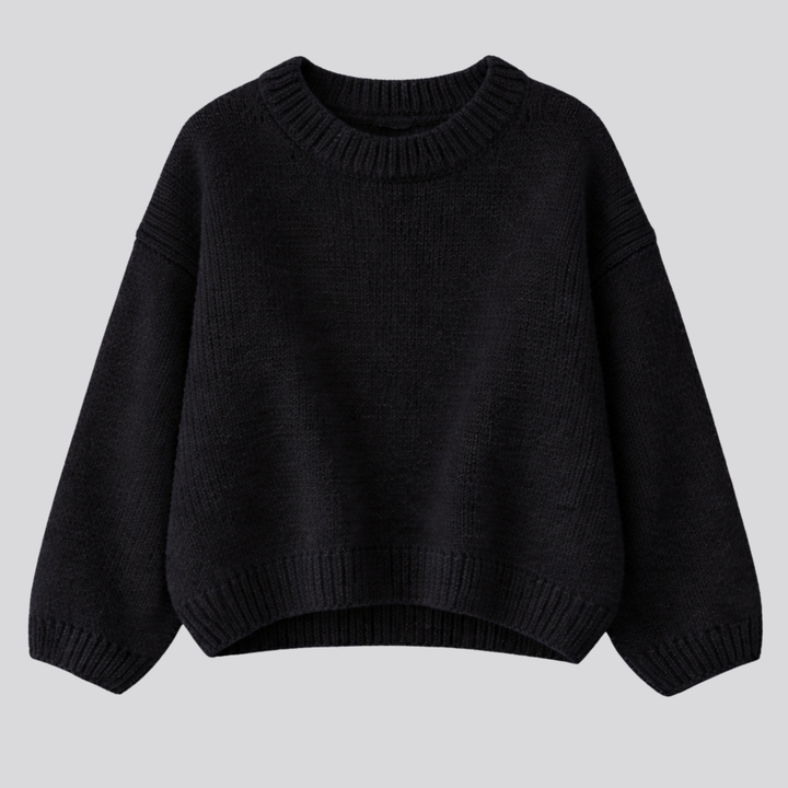 Anwen™ | Oversized Merino Wool Sweater with Dropped Shoulders
