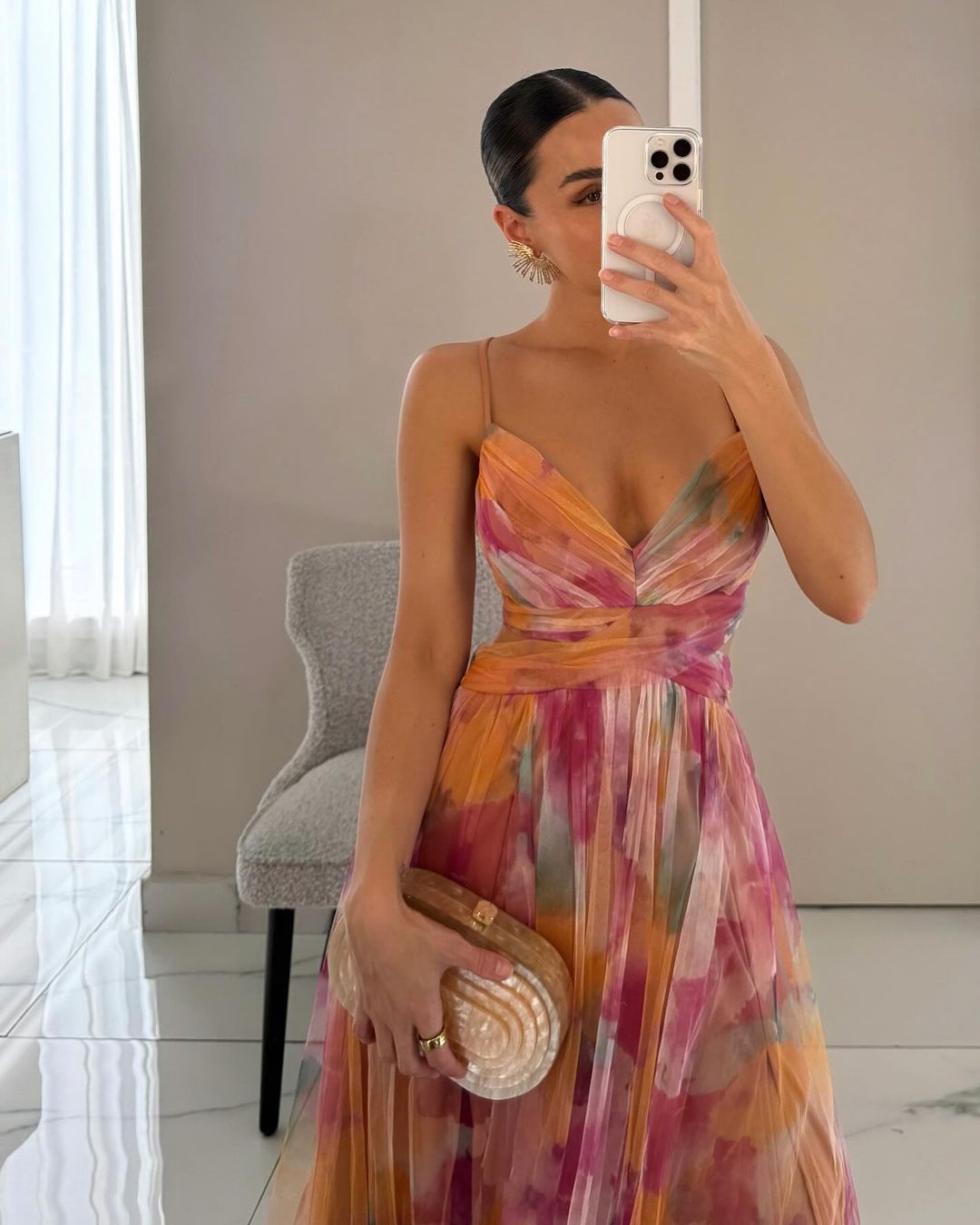 Giselle™ | Enchanting Maxi Dress with Floral Print