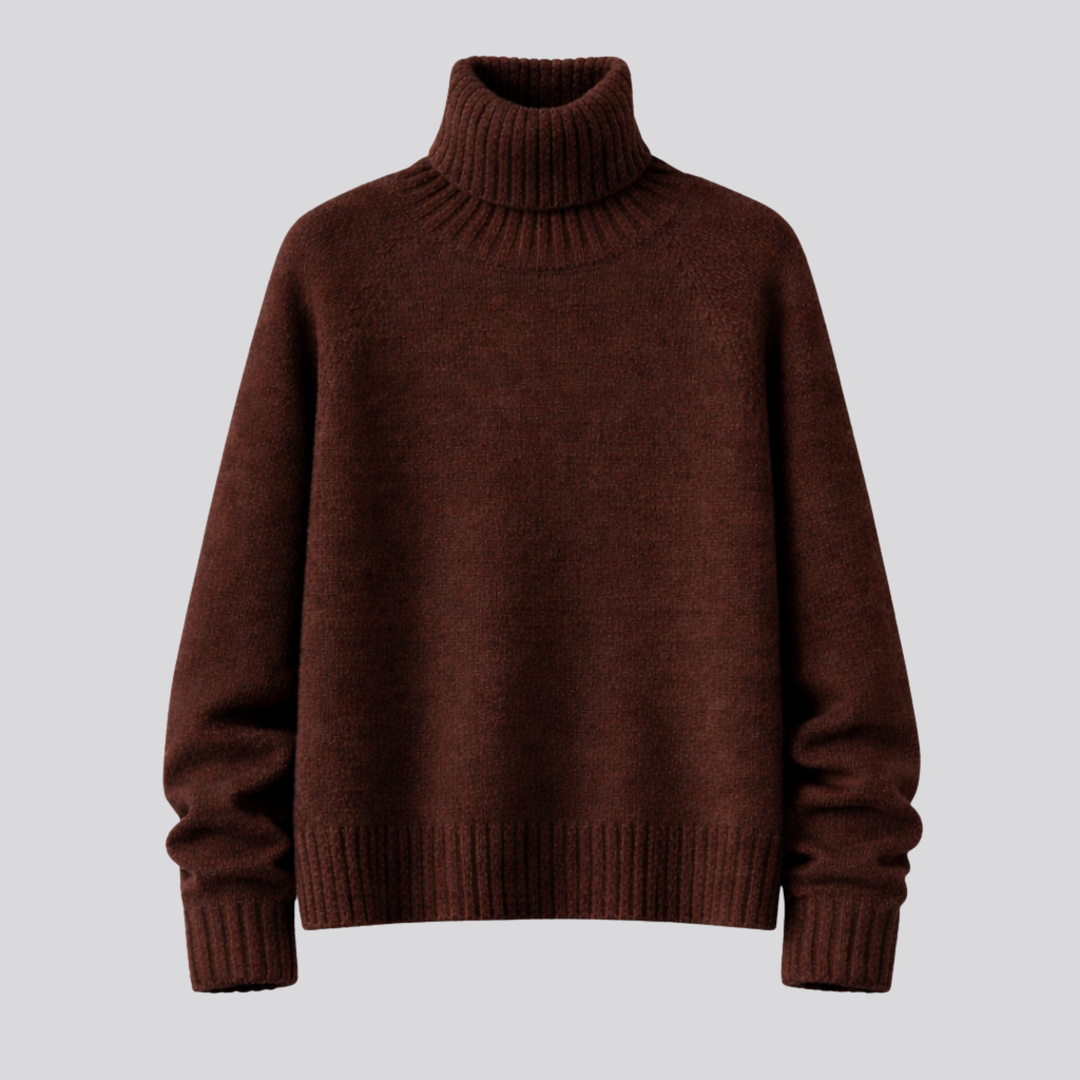 Morwenna™ | Pure Wool Turtleneck Sweater with Slim Fit