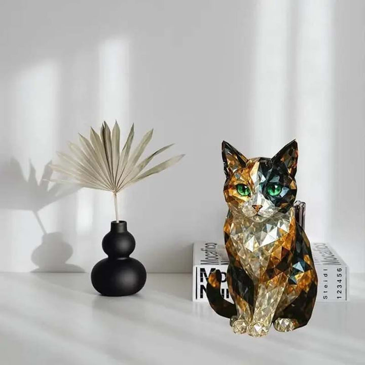 Crystal Cat Advent Calendar with 24 Cat Figurines