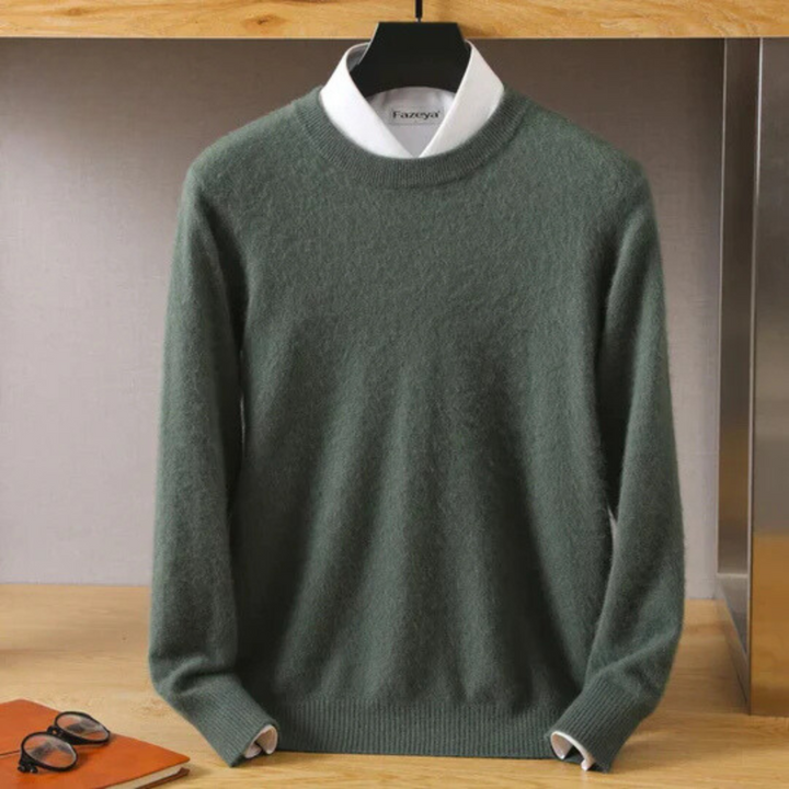 Cassius™ | Men's Brushed Knit Crew Neck Sweater