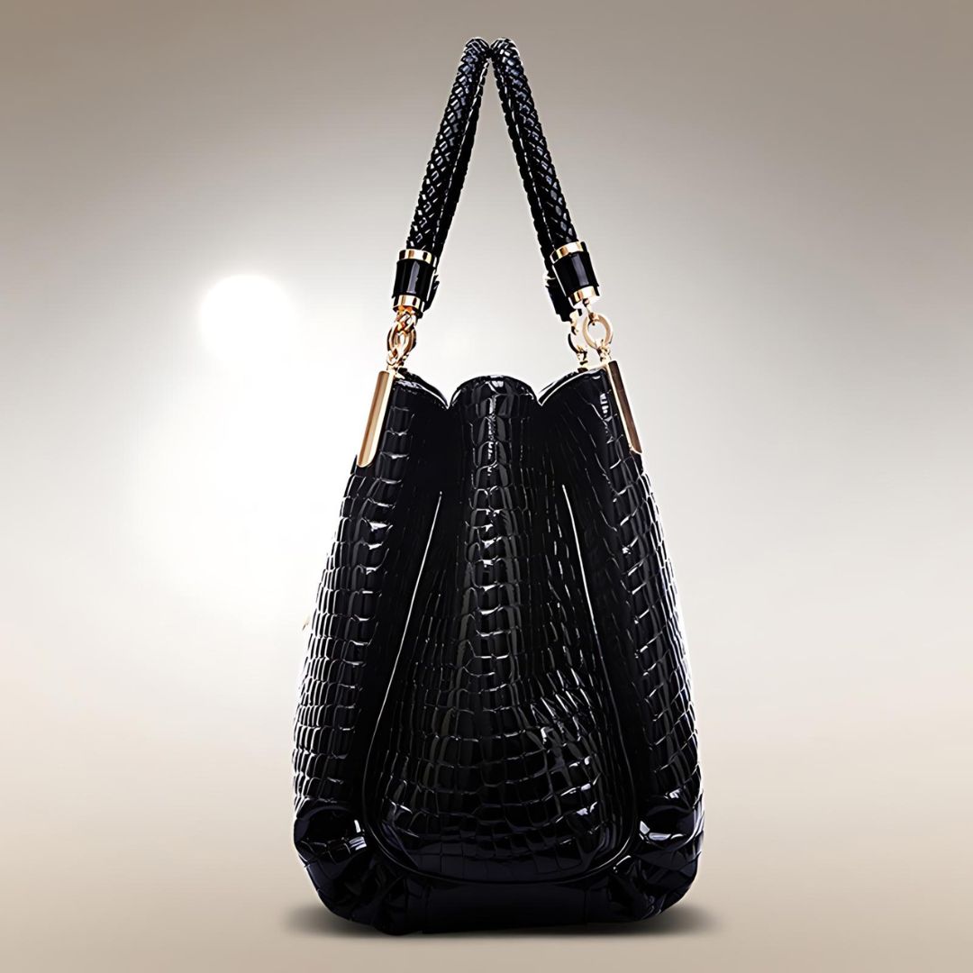 Milano™ | Croc-Effect Shoulder Bag
