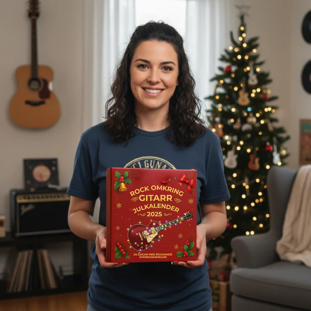 Guitar Advent Calendar with 24 Mini Guitar Ornaments