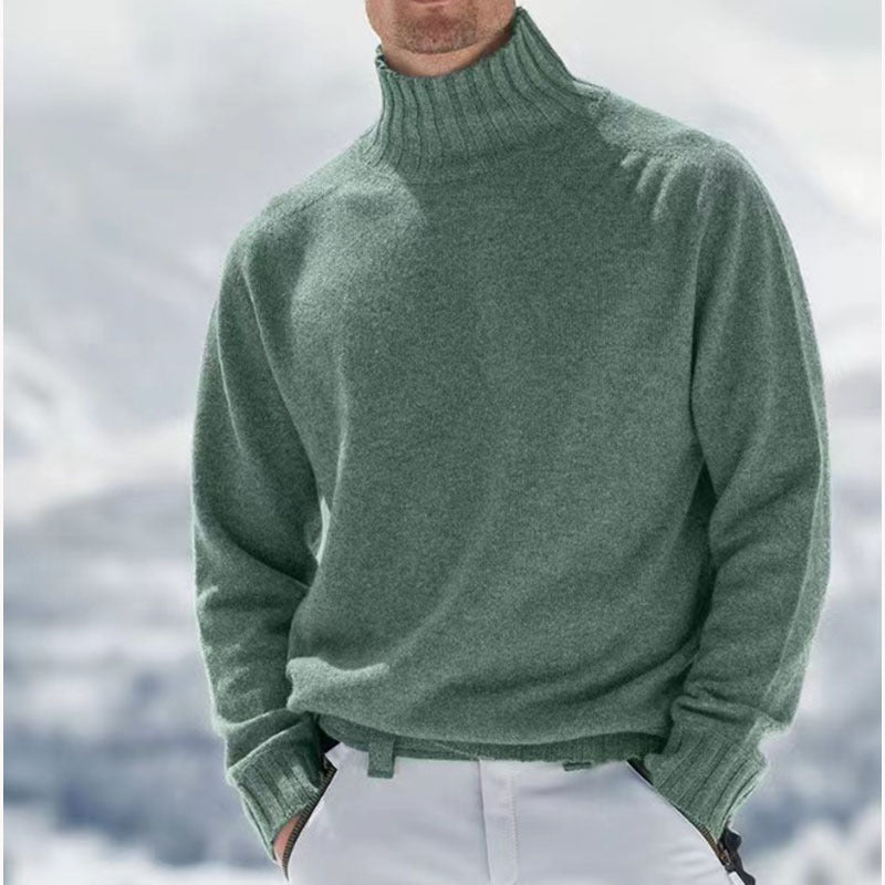 Leander™ | Men's Relaxed Raglan Turtleneck Sweater
