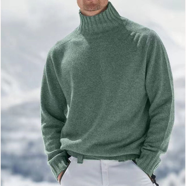 Leander™ | Men's Relaxed Raglan Turtleneck Sweater