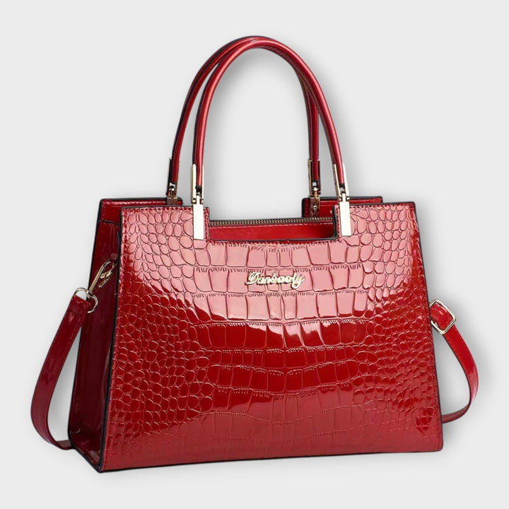 Verdelle™ | Croc-Effect Structured Tote