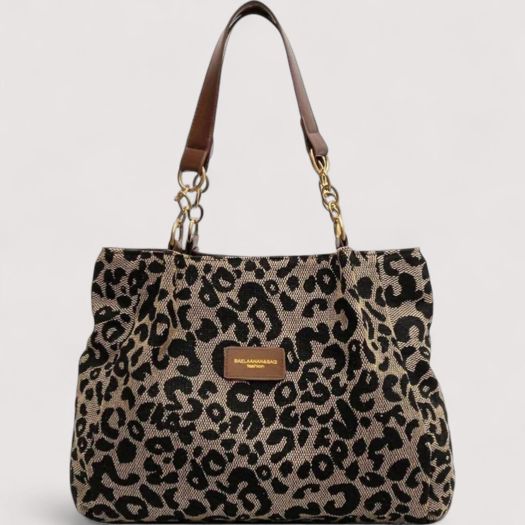 Lévrier™ | Leopard Canvas Shopper