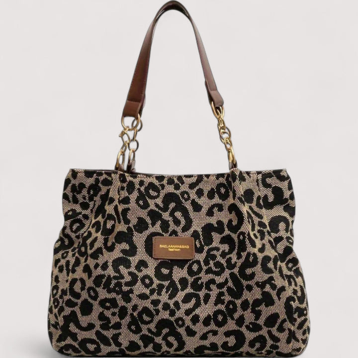 Lévrier™ | Leopard Canvas Shopper