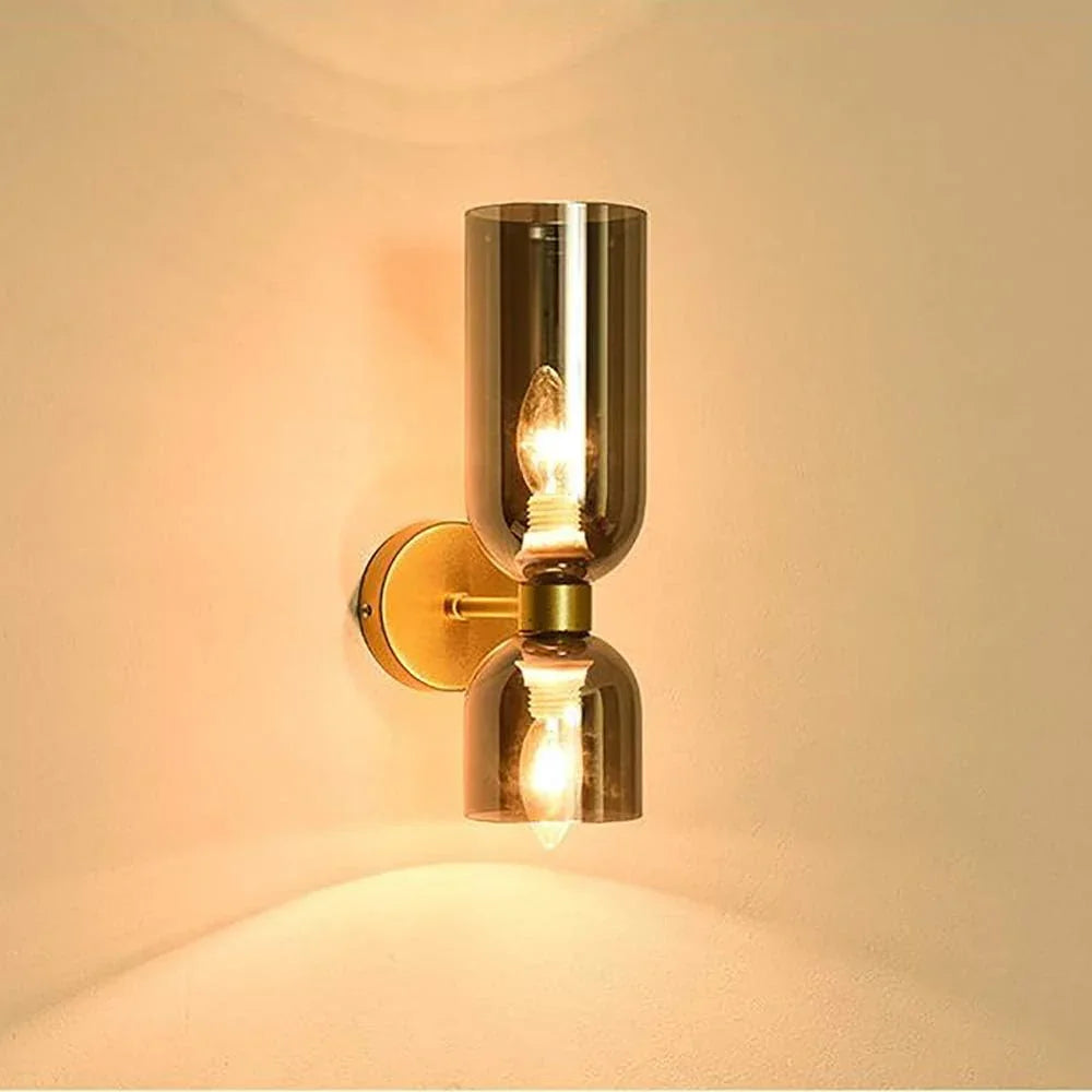 Modern Glass Wall Light — view 5