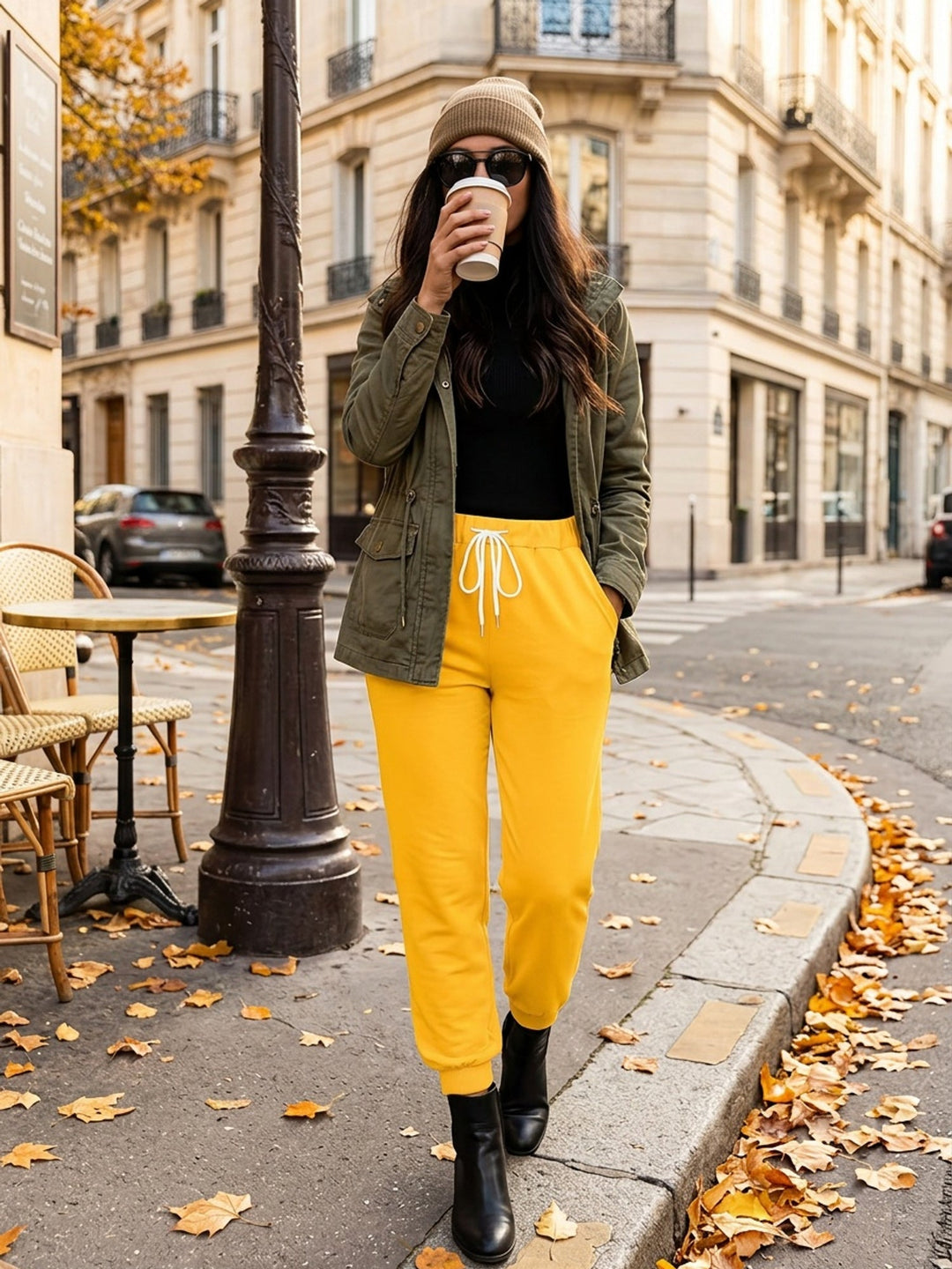 Hazeline™ | Women's Tapered Joggers with Side Pockets