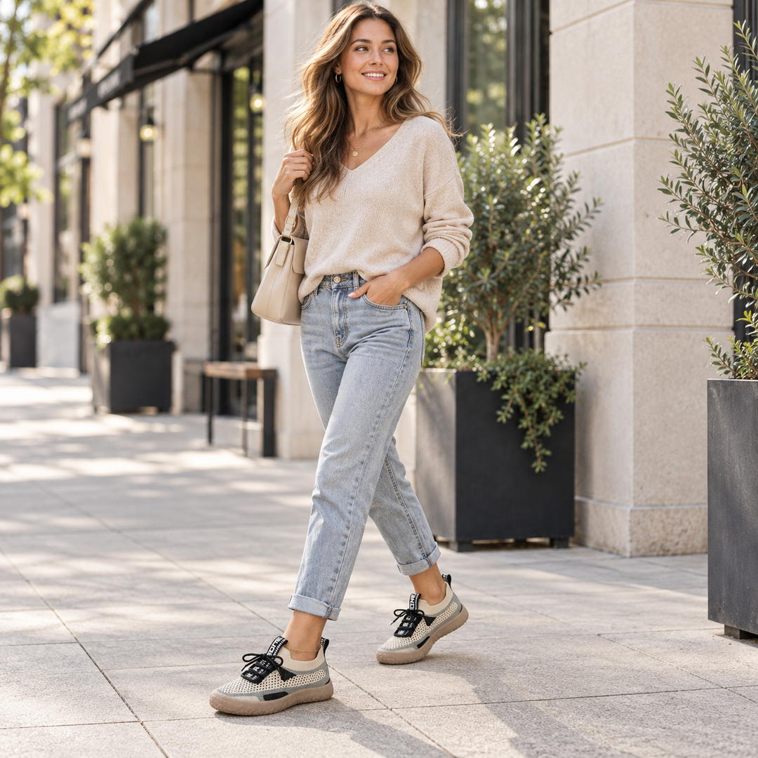 Josiane™ | Women's Knit Casual Sneakers with Cushioned Flexible Sole