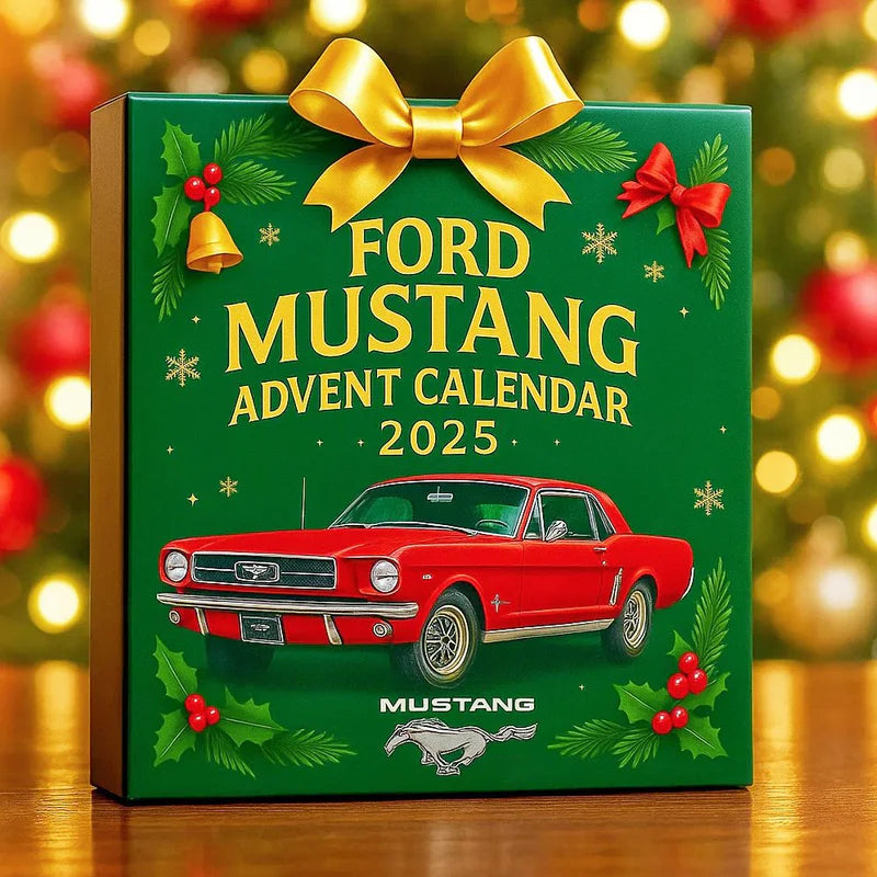 Classic Muscle Car Advent Calendar with 24 Mini Cars