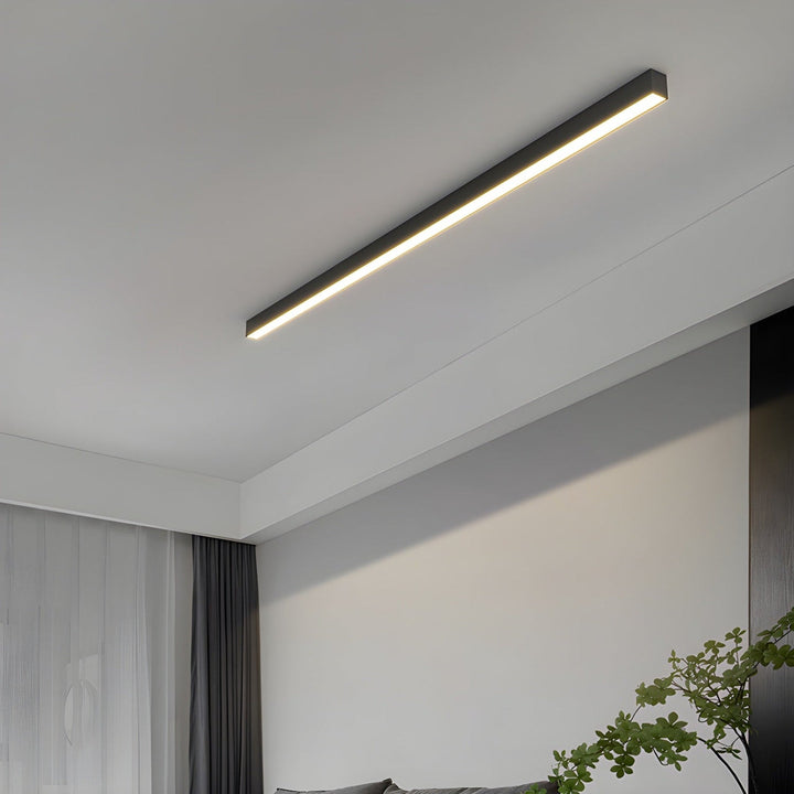 Minimalist Linear Metal Ceiling Light — view 6