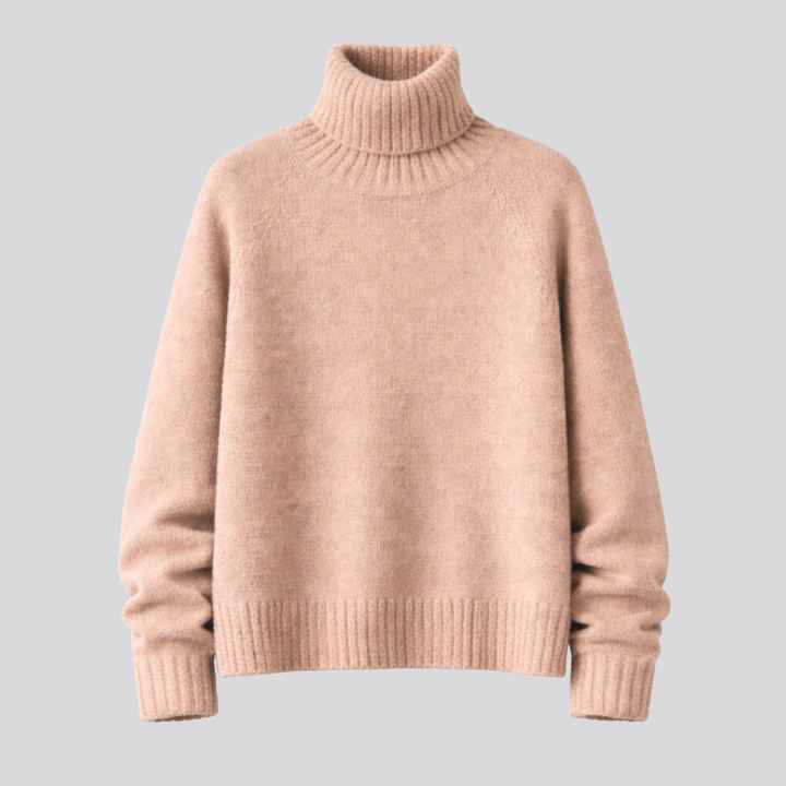 Morwenna™ | Pure Wool Turtleneck Sweater with Slim Fit